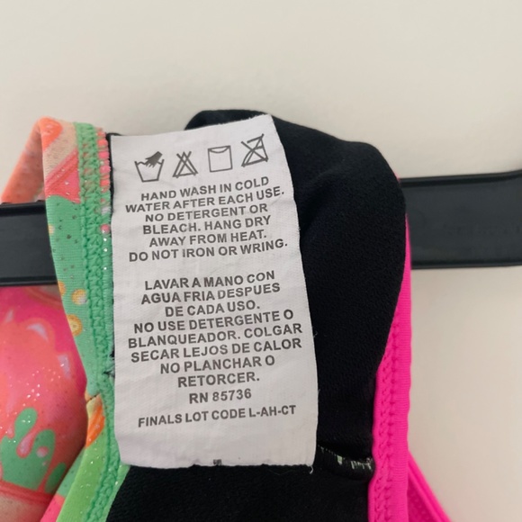 NWOT The finals competition one piece swimsuit size 26 - Picture 9 of 9